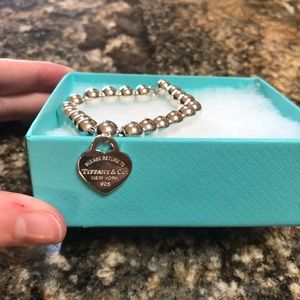 Tiffany and CO tag beaded bracelete